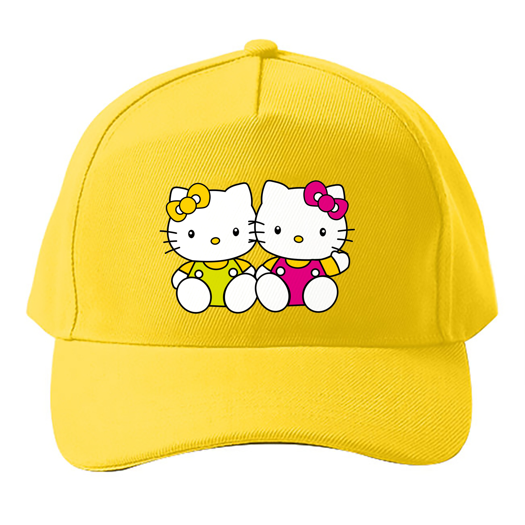 （画像用） Hello Kitty ハローキティ ベースボールキャップ 綿100％ 男女兼用 帽子 スポーツ